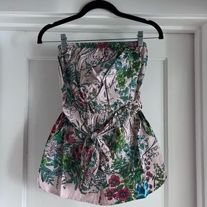 5/6 Plum Pretty Sugar Floral Romper - Brand New